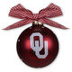 University of Oklahoma Glass Christmas Ornament Image 3 of 3